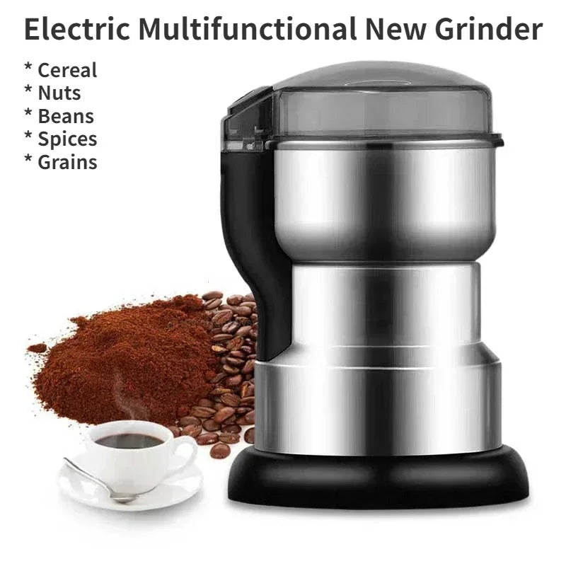 400W Electric Grinder Coffee Kitchen Beans Cereal Nuts Spices Grains Multifunctional Grinder Machine for Home Coffee Grinders