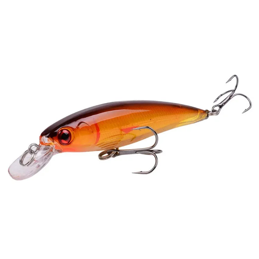 1PCS Laser Minnow Fishing Lure 11CM 13G pesca hooks fish wobbler tackle crankbait artificial japan hard bait swimbait