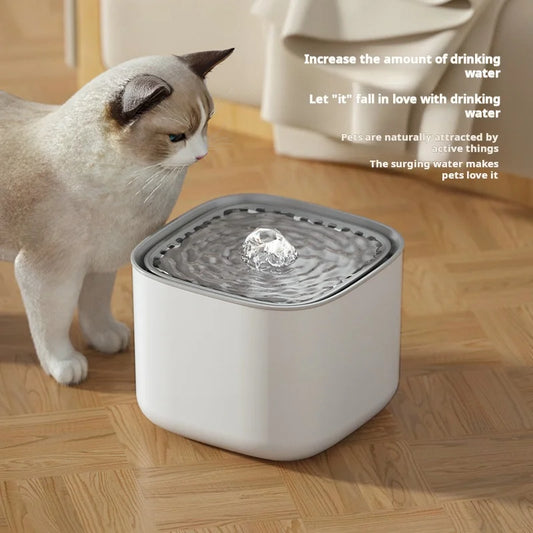 3L Cat Water Dispenser Automatic Filtration Circulation Flowing Live Water Large Capacity Smart Dog Pet Water Fountain