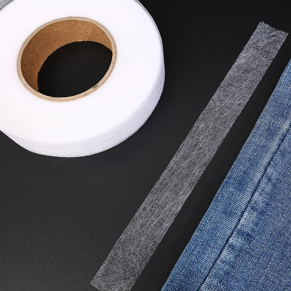 60M Pants Hem Tape Self-Adhesive Edge Shorten Paste Tape DIY Tools for Jean Clothes Length Shorten Household Sewing Accessories