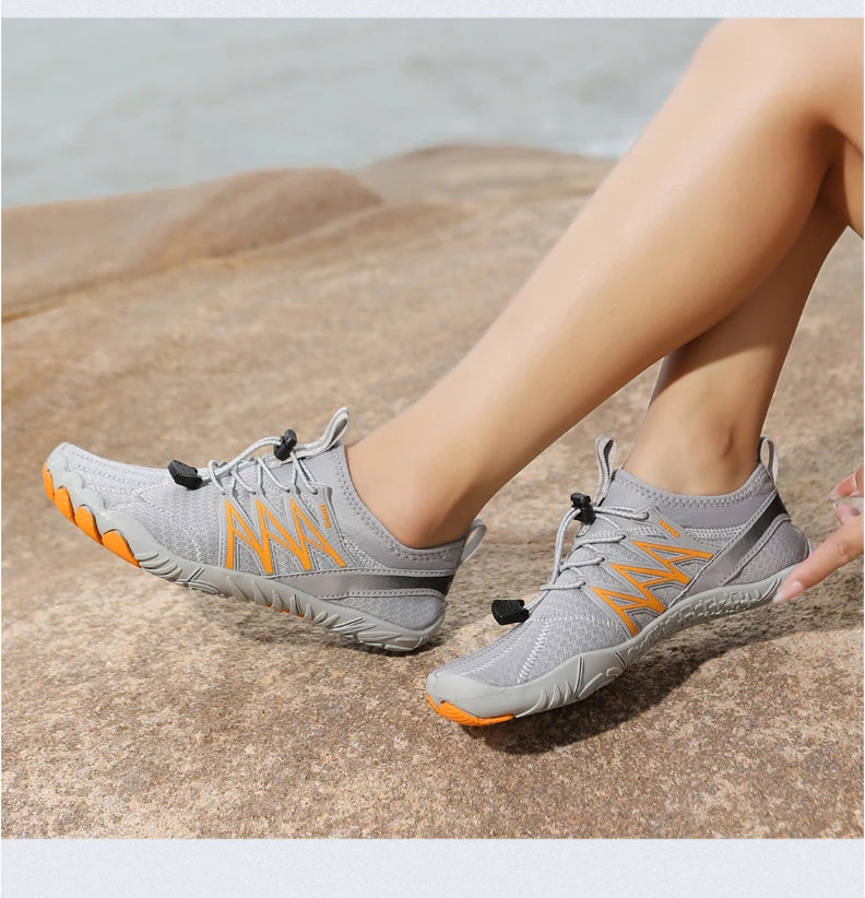 ALIUPS Barefoot Shoes Men Women Water Sports Outdoor Beach Aqua Shoes Swimming Quick Dry Training Gym Running