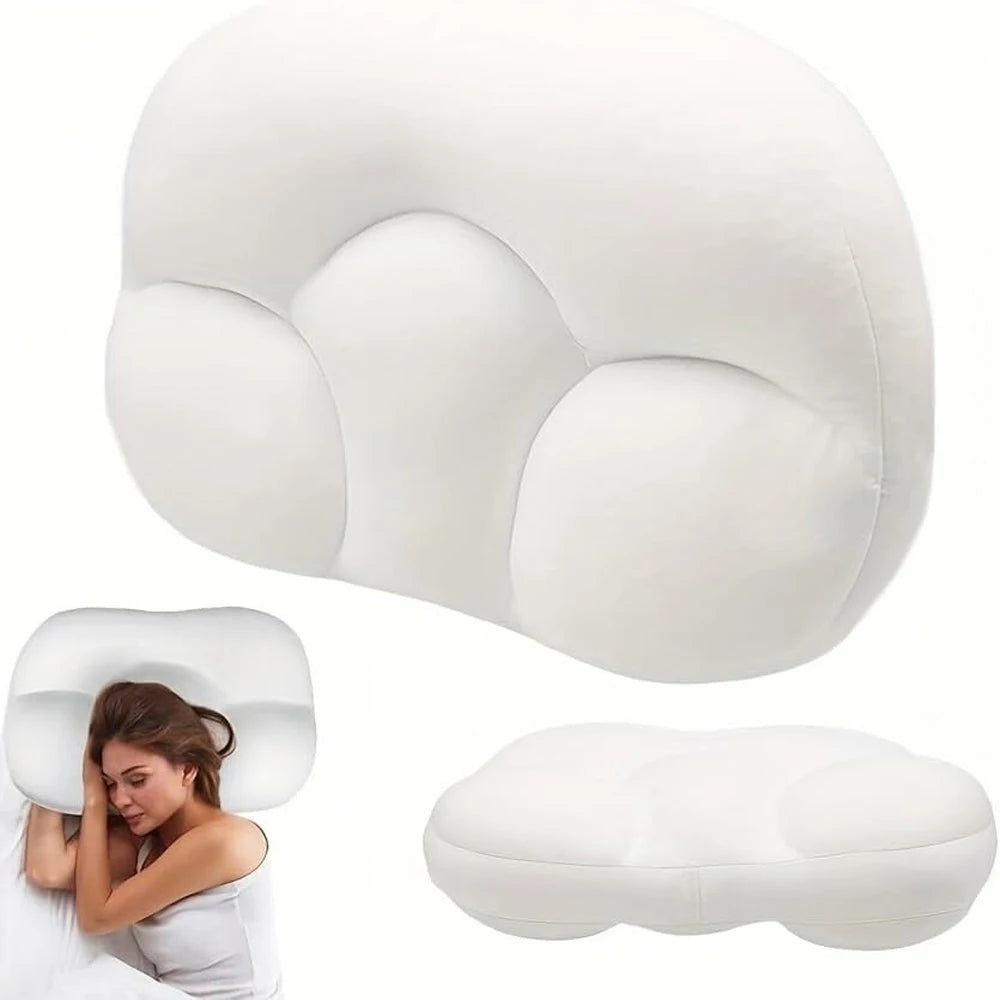 1Pcs All-round Sleep Pillow, Soft Bed Pillow Nursing Pillow 3D Ergonomic Sleeping Egg Shaped Ergonomic Pillows