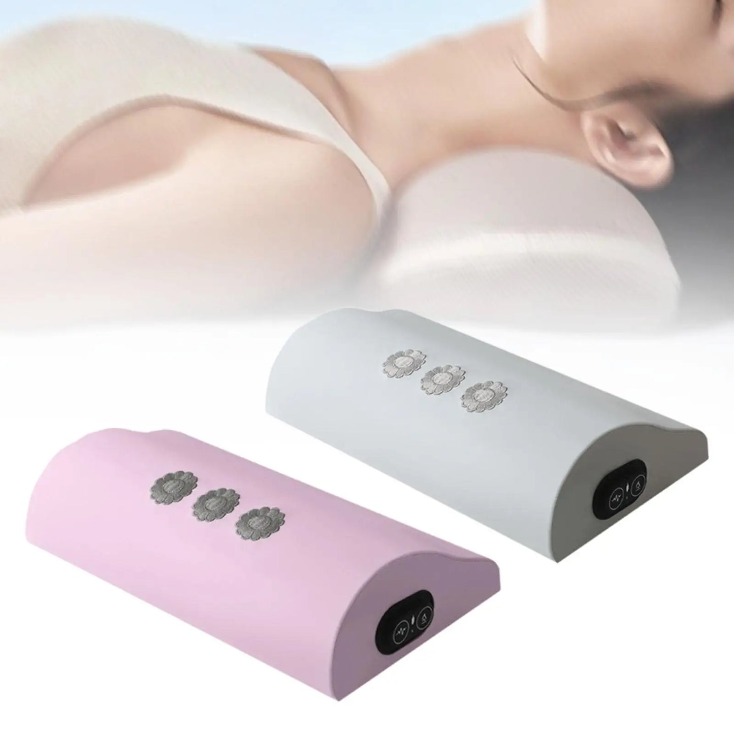 Back Neck Massager Multiple Modes Intelligent USB Charging Multiuse Memory Foam for Body Muscle Foot Back Shoulders Office