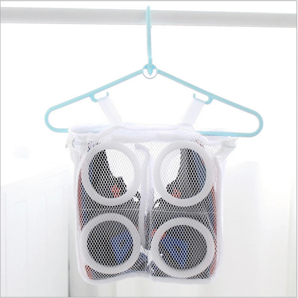 2/1pcs Lazy Shoe Washing Bag Washing Machine Shoes Bag Travel Shoe Storage Bags Portable Laundry Bag Anti-deformation Protective