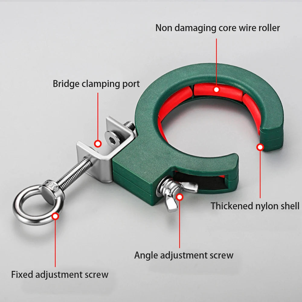 Cable Tray Bridge Pulley Threading Garage Ceiling Integrated Wiring Cable laying Wire Guide Fixation Construction Auxiliary Tool