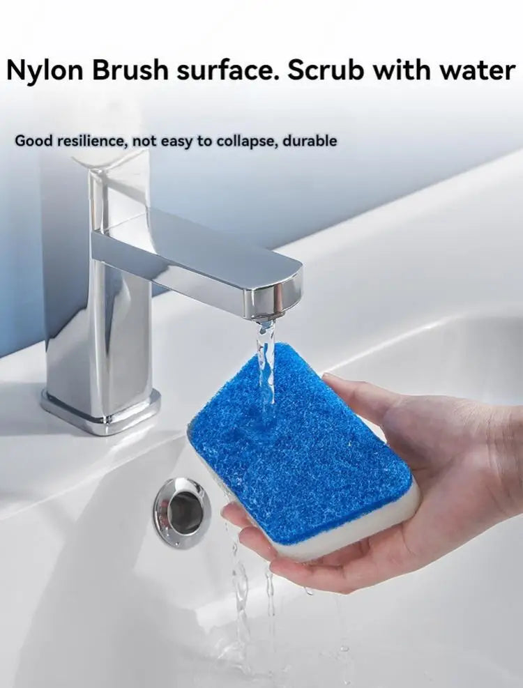 1set, Long Handle Multi-functional Bathroom Wall and Floor CleaningSponge -Removable Brush for Bathtubs, Ceramic Tiles, and Hous