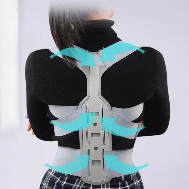 Back Shoulder Posture Corrector Upper Back Neck Brace Back Posture Correction Belt Hunchback Correction Fixator Invisible