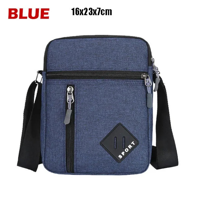 2022 Men's Messenger Bag Crossbody Shoulder Bags Men Small Sling Pack for Work Business Waterproof Oxford Packs Satchel Purse