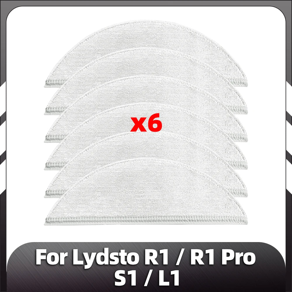 Compatible for Xiaomi Lydsto R1 / R1 Pro Robot Vacuum Replacement Spare Part Main Side Brush Hepa Filter Mop Rag Dust Bag