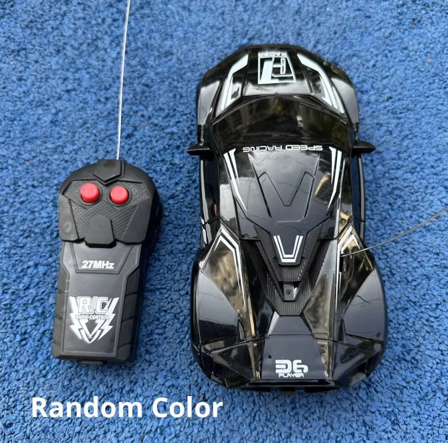 1PC Simulation Remote Control Car Random Color Model Electric 2-way Rc Sports Car Toy For Boys Girls Birthday Gifts Random Color