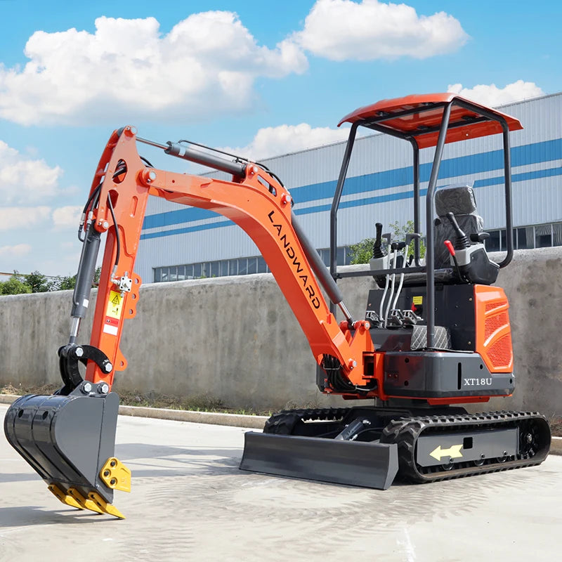 China 1.5 Ton 1.8 Ton Hydraulic Mini Excavator Machine 1000KG Small Digger EPA/EURO 5 Crawler Excavator Customizable For Sale