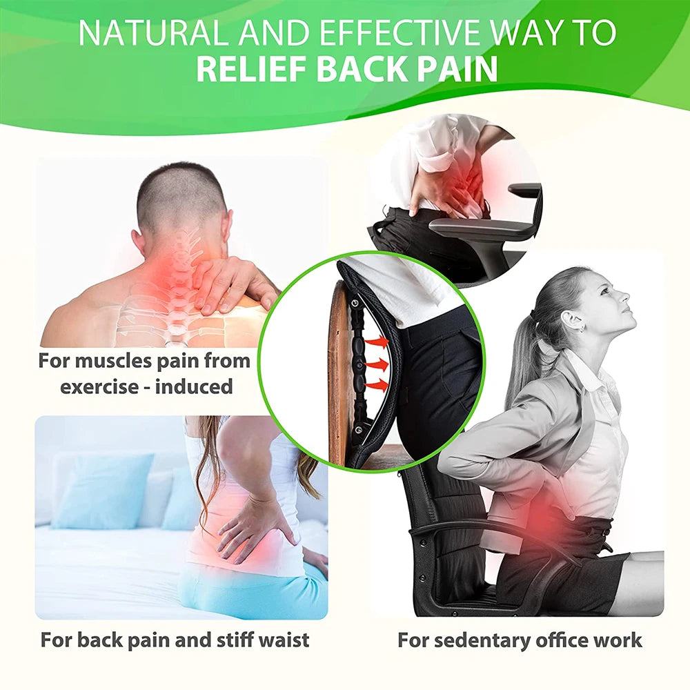 Back Stretcher,6th Generation Upgraded Back Massager,Back Cracker for Back Pain Lumbar Support,Magnetic Massage Pointback Brace