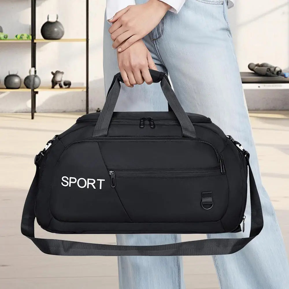 Carry On Weekender Bag Swimming Gym Bag Gym Duffle Bag For Men Waterproof Large-Capacity With Multiple Pockets For Outdoor