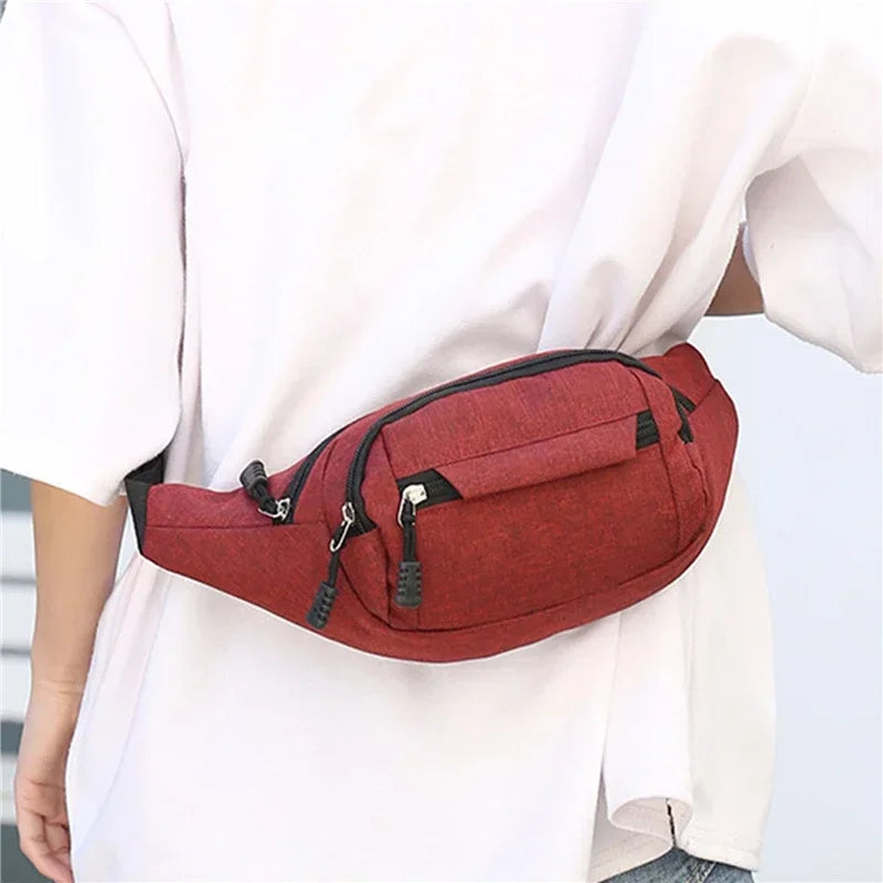 2024 Mobile Waist Bag for Men Women Multifunctional Large Capacity Belt Bag Anti Splash Wear-resistant Construction Site Pochete