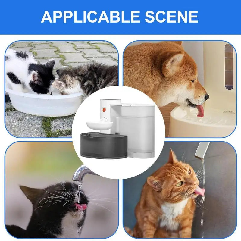 3L Smart Pet Drinking Fountain Wireless Drip Cat Water Fountain Ultra-quiet 180-day battery life Automatic Pet Drinking Machine