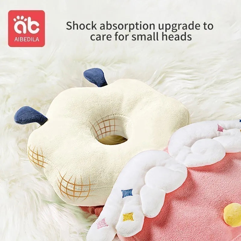 AIBEDILA Newborn Baby Things Mother Kids Items for Babies 1-3T Toddler Baby Head Protector Cartoon Security Baby Pillows AB268