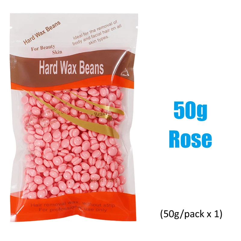 500g/200g/50g Hair Removal Wax Beans for Body Hair Removal Depilatory Wax Heater Removal Hot Film Depilatory Beans Beads