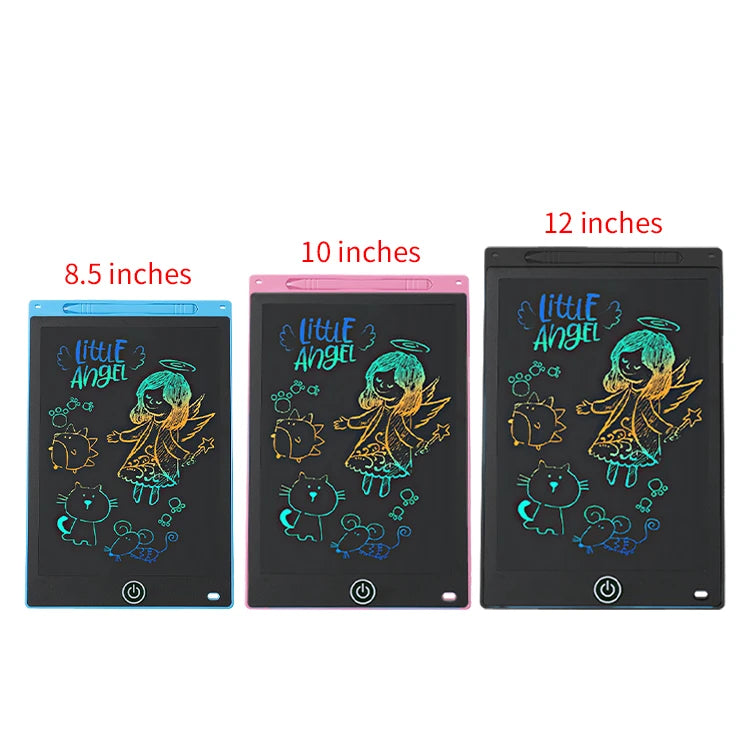 6.5/8.5/10/12 inch Lcd Writing Tablet Drawing Board Graffiti Sketchpad Mgaic Erasable Handwriting Pad Toys for Kids Boys Gifts