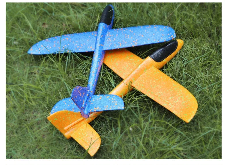 50CM Big Foam Plane Glider Hand Throw Airplane Light Inertial EPP Bubble Planes Outdoor Launch Kids Toys for Children Boys Gift