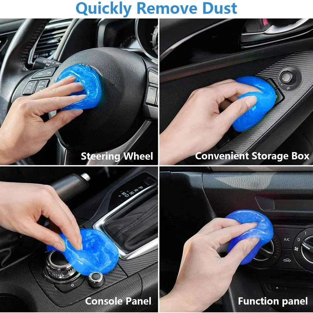 70g Car Cleaning Gel Slime Magic Mud Automobile Air Vent Computer Keyboard Dirt Dust Remover Gel Car Wash Interior Cleaning Tool