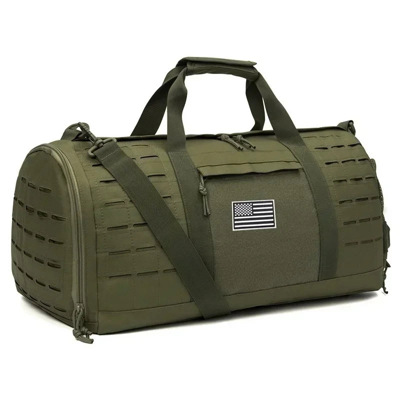 40L Sport Gym Bag Tactical Travel For Men Fitness  Training With Shoe Basketball Weekender Bag carry on luggage Duffle pack