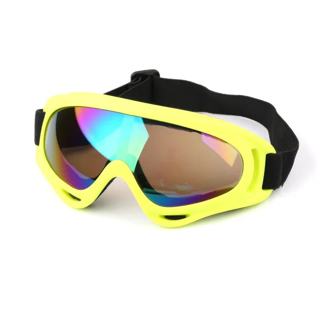 Colorful frame multi-color ski glasses X400 anti ultraviolet and windproof sports ski glasses snow goggles