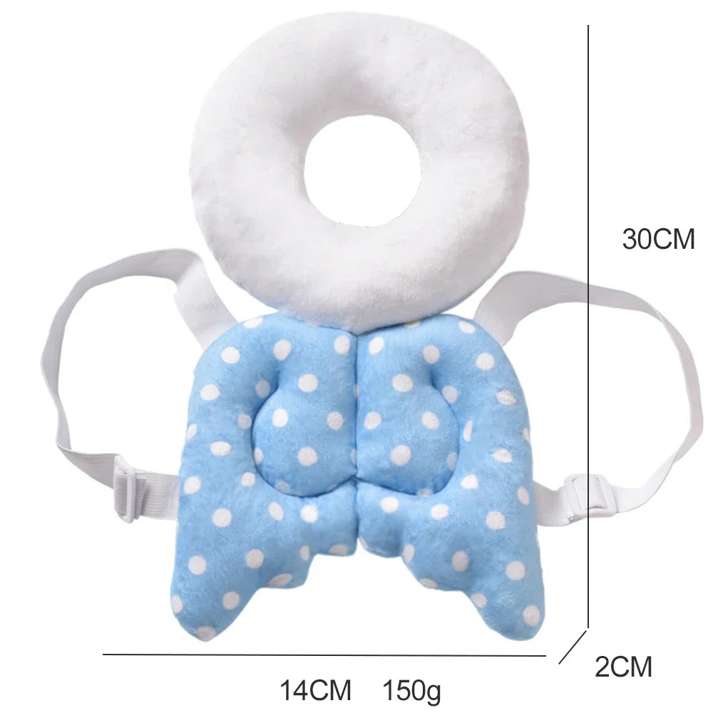 Baby Head Protection Pillow Baby Bedding Backpack Mat Toddler Headrest Pad Neck Protector Wings Nursing Drop Resistance Cushion