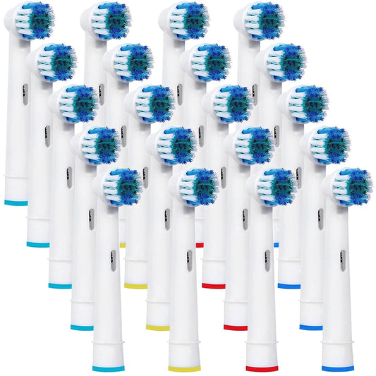 20Pcs Replacement Toothbrush Heads For Braun Oral-B Precision Clean Toothbrush Replacement Brush Heads