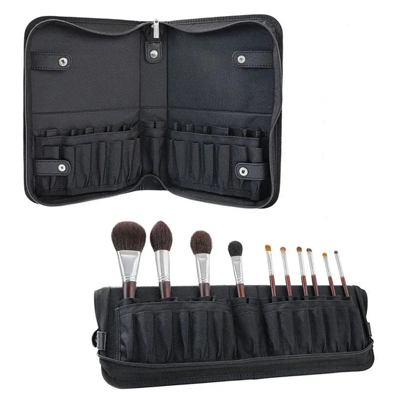 29/23 Holes Foldable Makeup Brush Bag Women Makeup Brush Tools Bag Organizer Travel Powder Cosmetic Sets Toiletry Case Holder