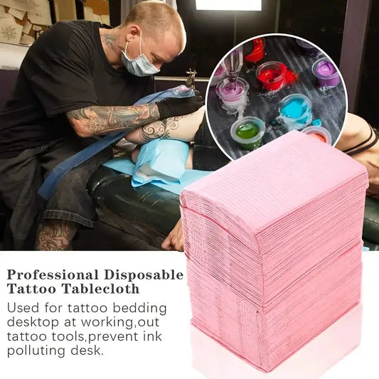 1set,  Tattoo Table Covers Clean Pad, Disposable Dental Bibs Sheets Cloths, Underpad Hygiene Personal Tattoo Bib Waterproof Tatt