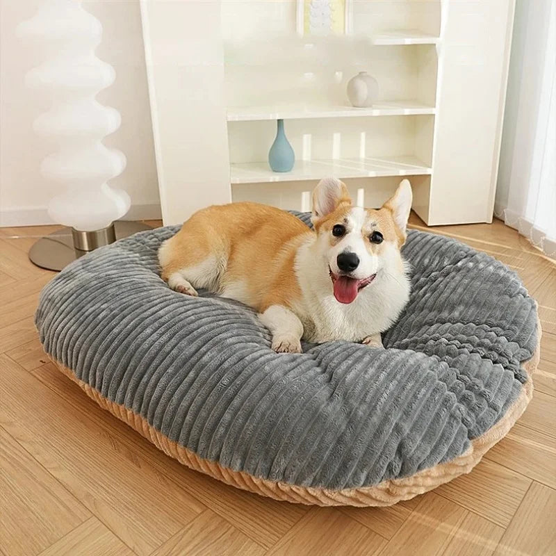 Cat Tunnel Bed for Cats Peekaboo Cat Cave Dual-Opening Cat Cave for Medium Large Cats Scratchable Donut Cat Bed Cat Donut Tunnel