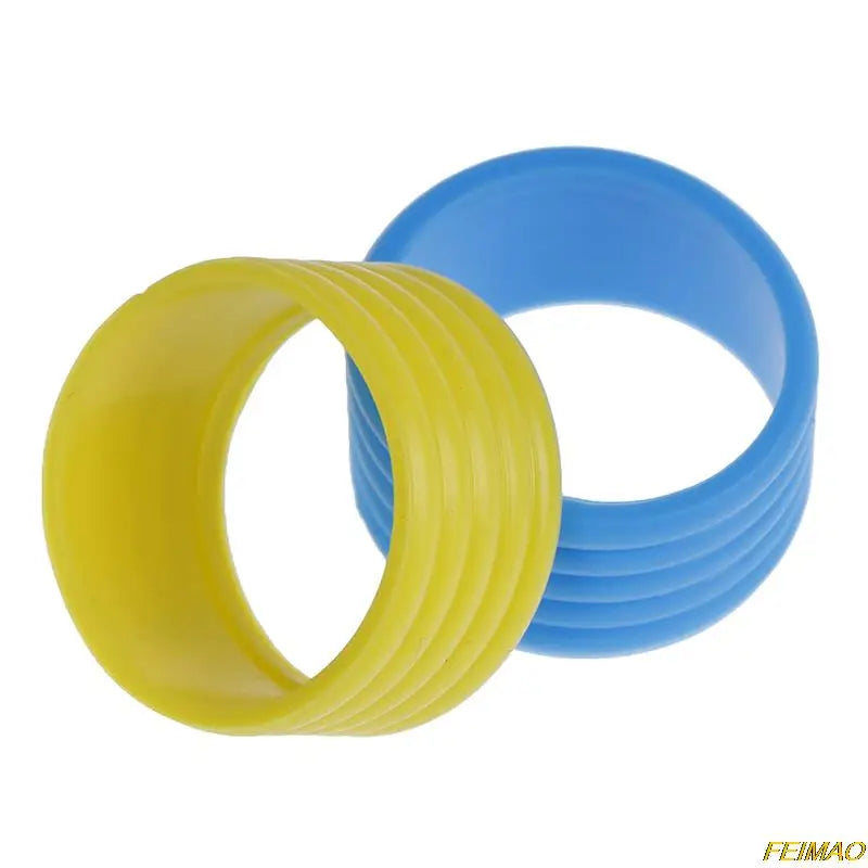 4 Pcs Silicone Tennis Racket Grip Ring Handle Closure Rubber