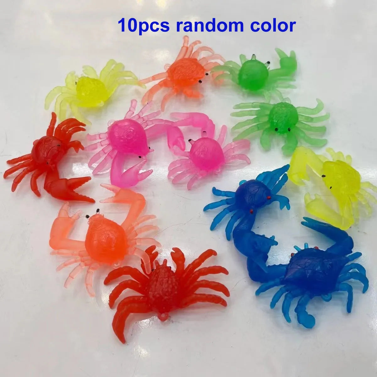 Children's 10Pcs/Set Kawaii Simulation Rubber Goldfish Baby Bath Water Play Games Toys for Kids Toddlers Bathing Shower Gifts