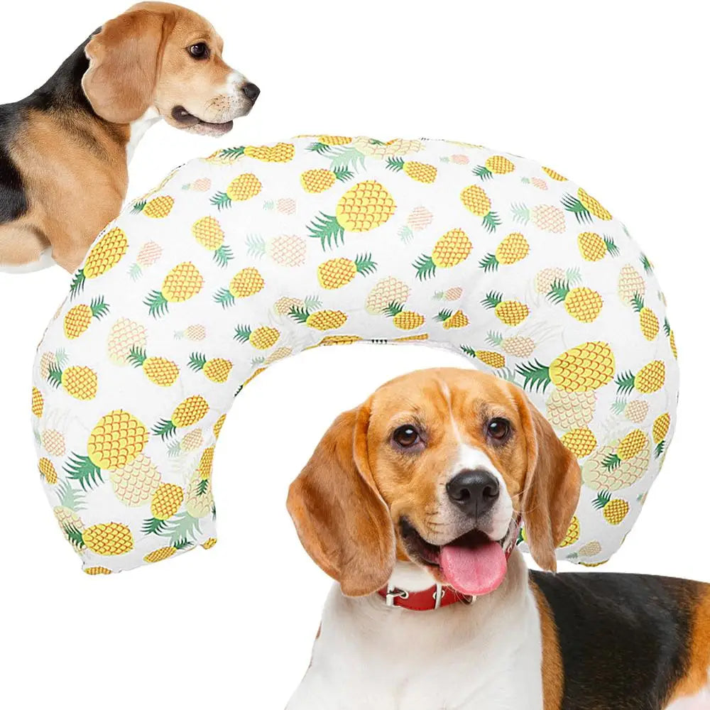 Calming Pillow For Dogs U Shape Soft Cat Bed Pillow Half Donut Cuddler Comfort Cuddler Pillow For Joint Relief