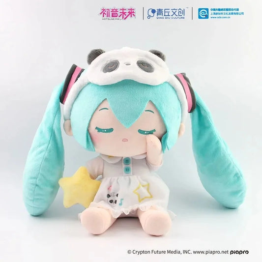 2024 New Genuine Vocaloid Hatsune Miku 2d Cute Sleep Doll panda Headphone Bag Kawaii Two-Dimensional Girls Birthday Gift