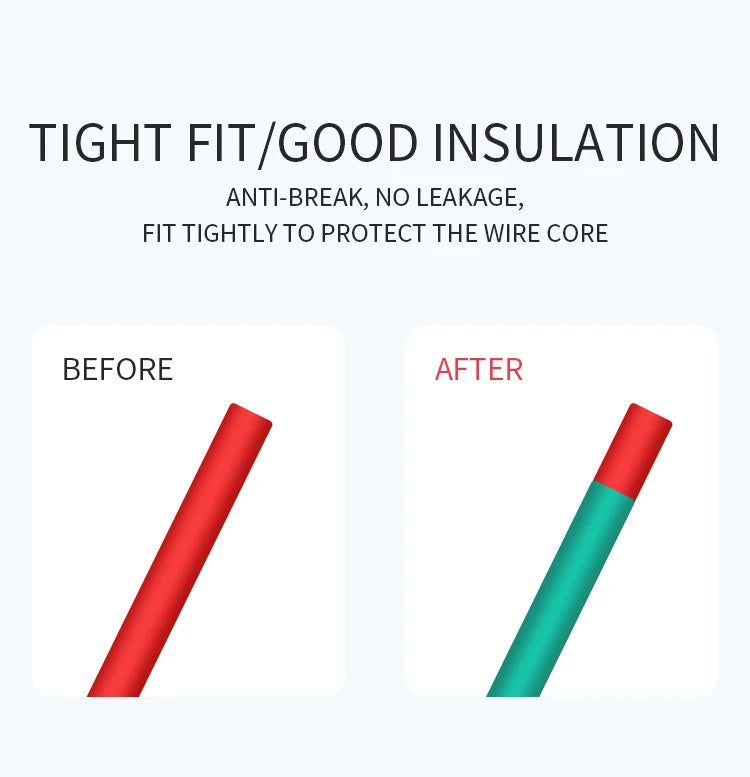 2:1 Heat Shrink Tube127/164/328/140/530/560/580/780pcs Shrinking Assorted Polyolefin Insulation Sleeving Wire Cable Sleeve Wrap