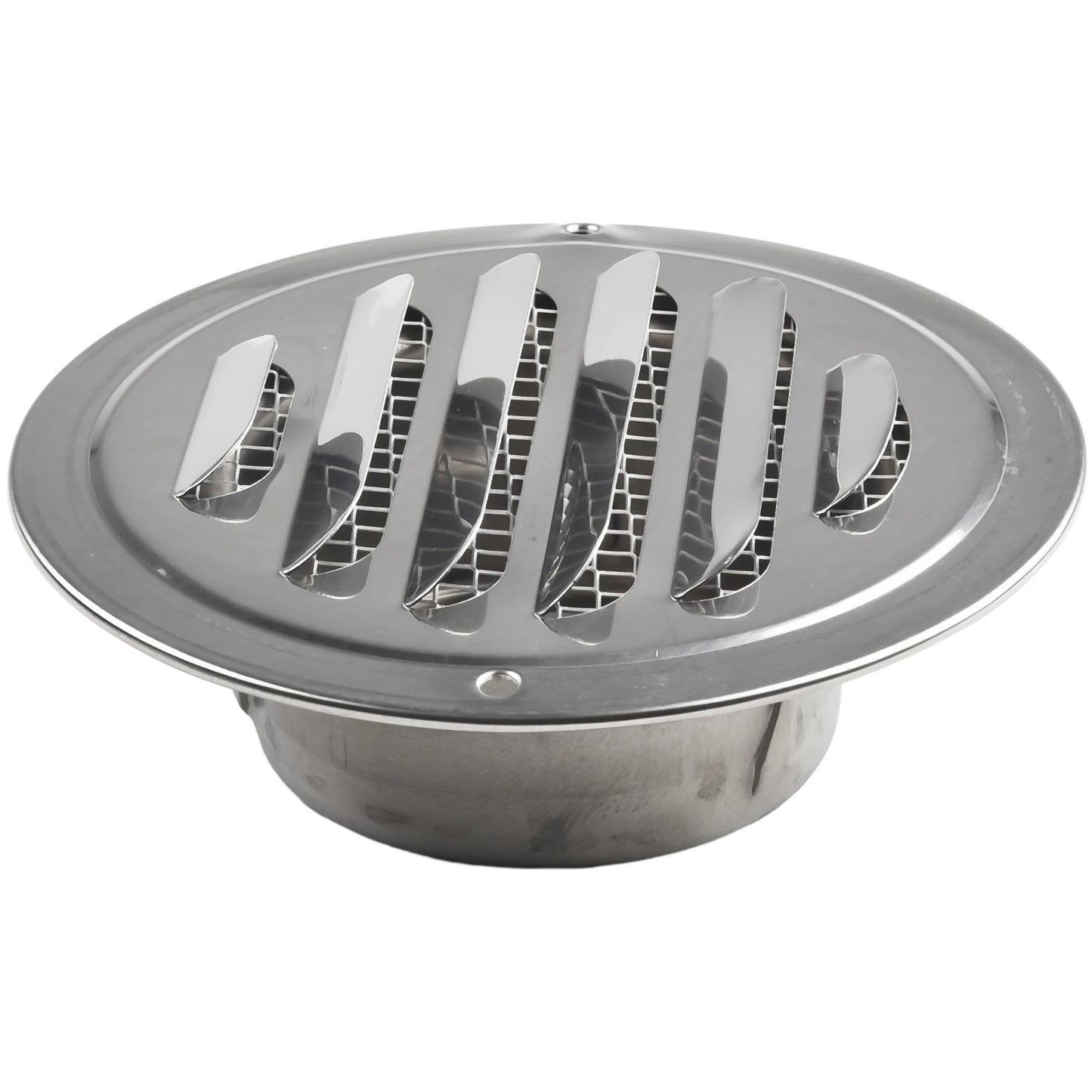 70-300mm Round Stainless Steel Air Vent Grille Insect Protection Home Exterior Wall Ducting Ventilation Tools Exhaust Hoods