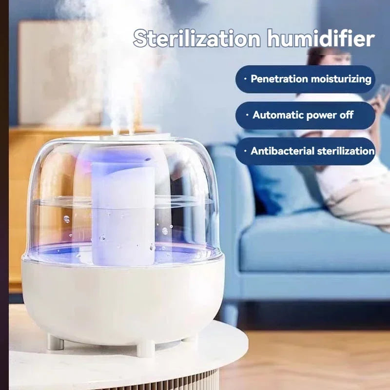 5L Large Capacity Spray Humidifier Night Light Hydrating and Hydrating Quiet Operation Triple Filter Water Can Add Essential Oil