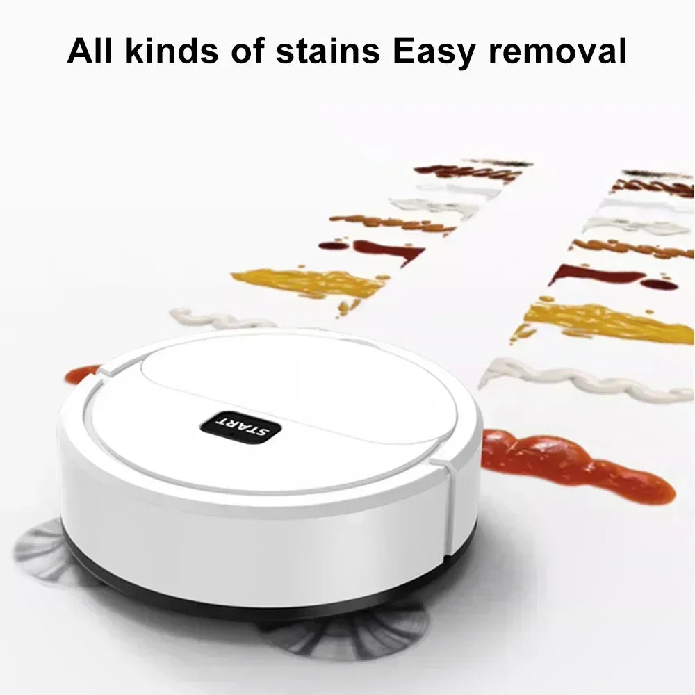 2024 New Model Sweeping Robot Automatic Home Mini Cleaning Machine USB Charging Smart Sweep Mop 2-In-1 Vacuum Cleaner Gift Toys