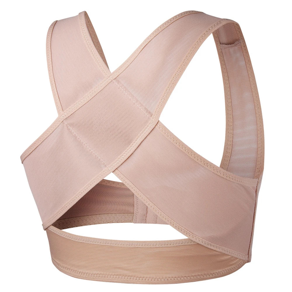 2023 Women Back Posture Corrector Shoulder Support Brace Belt Anti Hunchback Spine Chest Bra Up Correction Health Care Orthotic