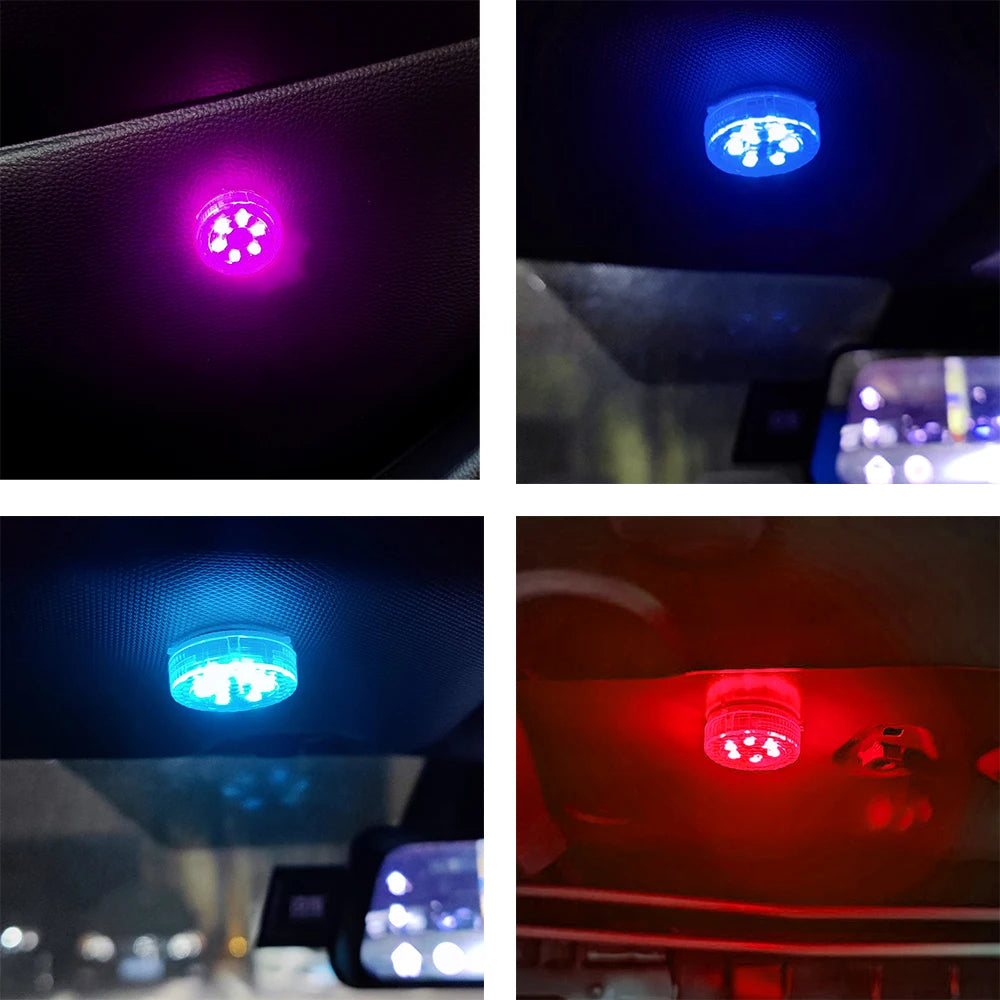 Car Interior Light Finger Touch Sensor Car Lighting Light 6 LED Roof Read Bulb Trunk Portable Lamp Reading Light Car Roof Bulb