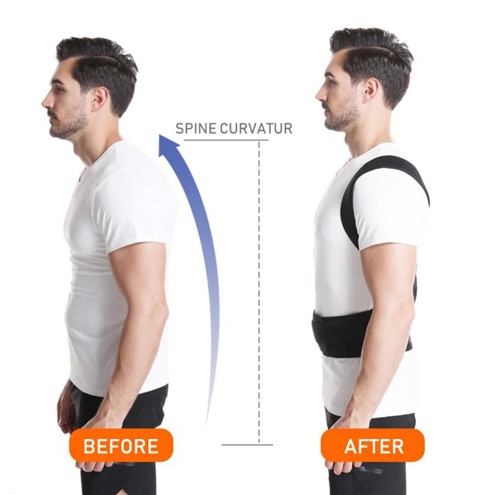 1PC Back Brace Posture Corrector for Women & Men,Back Straightener,Scoliosis and Hunchback Correction,Adjustable Posture Trainer