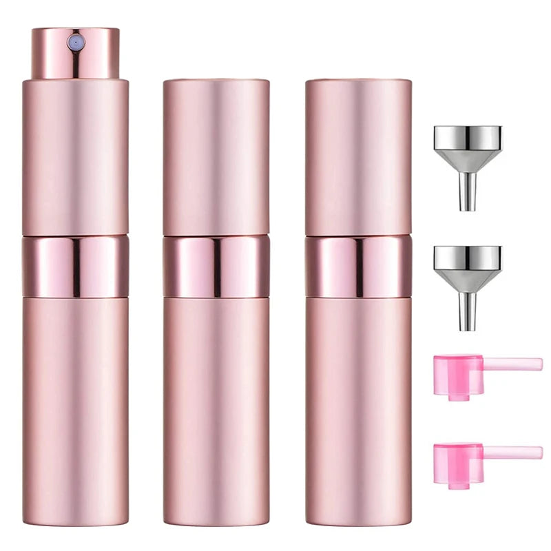 7Pcs/set 8ML Atomizer Perfume Spray Bottle for Travel Empty Cologne Dispenser, Portable Sprayer Mini Perfume Atomizer for Travel