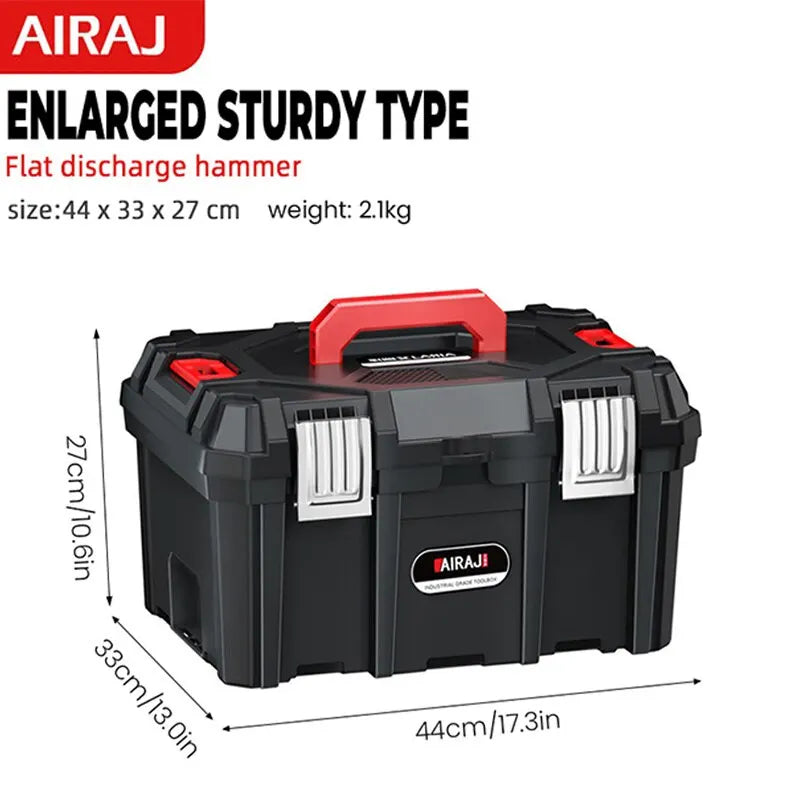 AIRAJ Multifunctional Plastic ABS Tool Storage Box Multiple Specifications with Handle Portable Tool Organizer Thickened