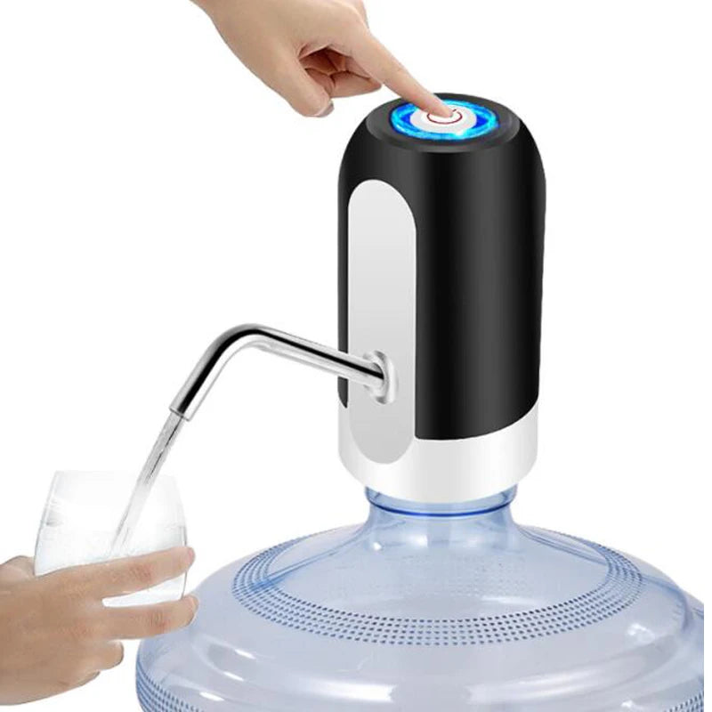 ATWFS Electric Wireless Pumping Water Bottled Automatic Dispenser Bottle USB Rechargeable