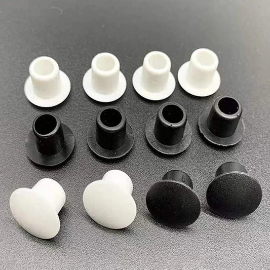 5/10/20Pcs PVC Soft Rubber Hole Plug 9mm 10mm11mm White/Black Dust Waterproof Cap Round Pipe Sealing Plugs Hardware Screw Covers