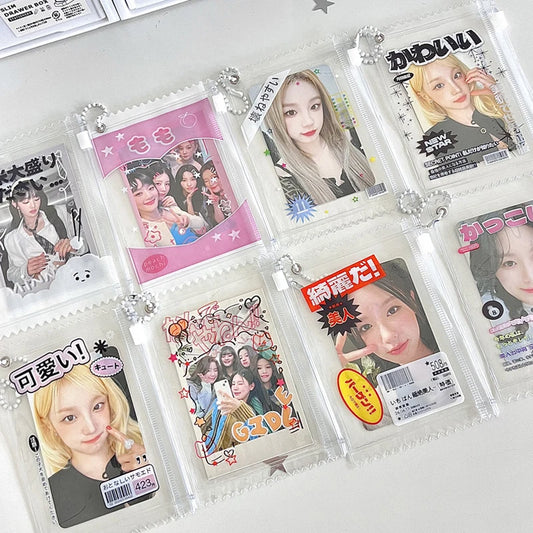 Creative Candy Bag Photocard Holder Props Badge Storage Display Bag Pendant Idol Photo Card Protective Cover Card Holder