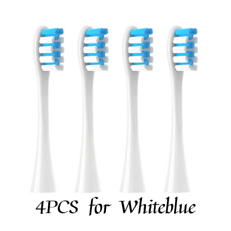 2/4/6PCS Soft Replacement Heads For Oclean X/ X PRO/ Z1/ F1 Blue Brush Heads DuPont Sonic Toothbrush Vacuum Bristle Nozzles