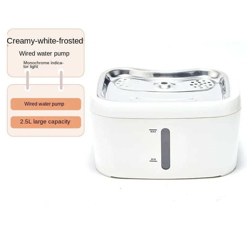 2.5L automatic APP smart  wifi wireless custom pet water dispenser drinking fountain for cat dog  Automatic water feeder