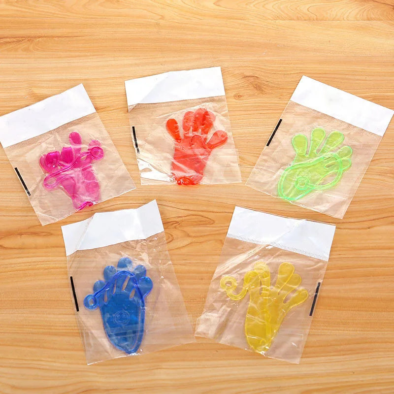 5-50 Pcs Kids Funny Sticky Hands toy Palm Elastic Sticky Squishy Slap Palm Toy kids Novelty Gift Party Favors supplies